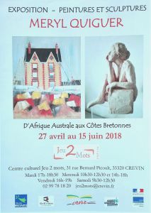 EXPOSITION PERSONNELLE - Peinture et Sculpture à CREVIN 35320 EXPOSITION PERSONNELLE - Peinture et Sculpture à CREVIN 35320